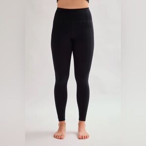 Girlfriend Collective Black Compressive High-Rise Legging 28” Length